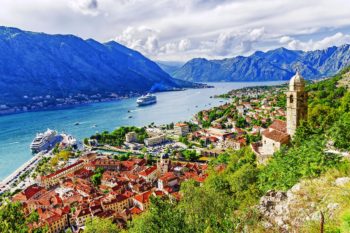 Panorama in Kotor, Montenegro