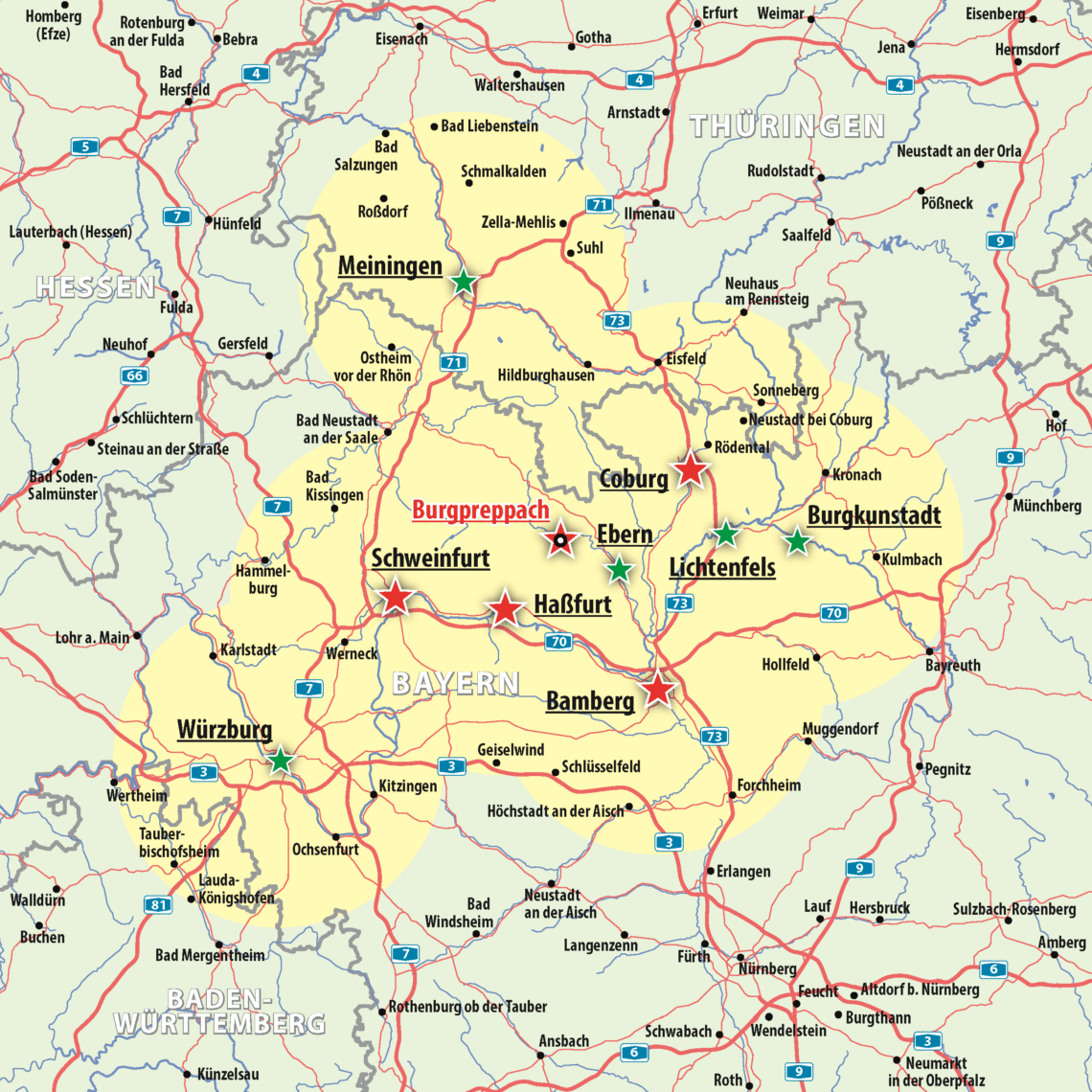 Zustiegsorte | Frankenland Reisen – Ihr Busreiseveranstalter aus Franken