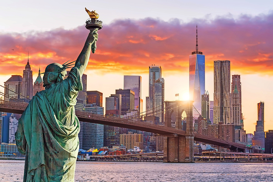 Freiheitsstatue New York Fernreisen Flugreisen USA